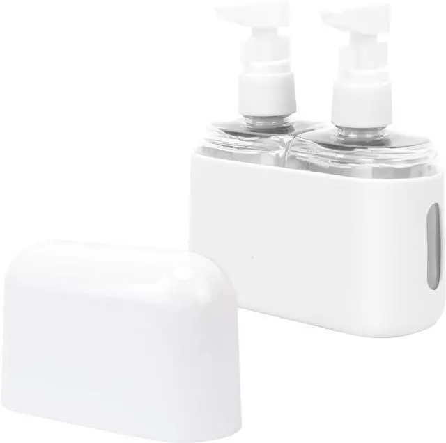 Main image of Skycase Travel Bottles - Leak Proof Refillable TSA Approved Travel Size Toiletries, 2 in 1 Liquid Bottles Containers with Labels and Funnel Airplane Accessories Kits for Lotion Liquid (Grey)