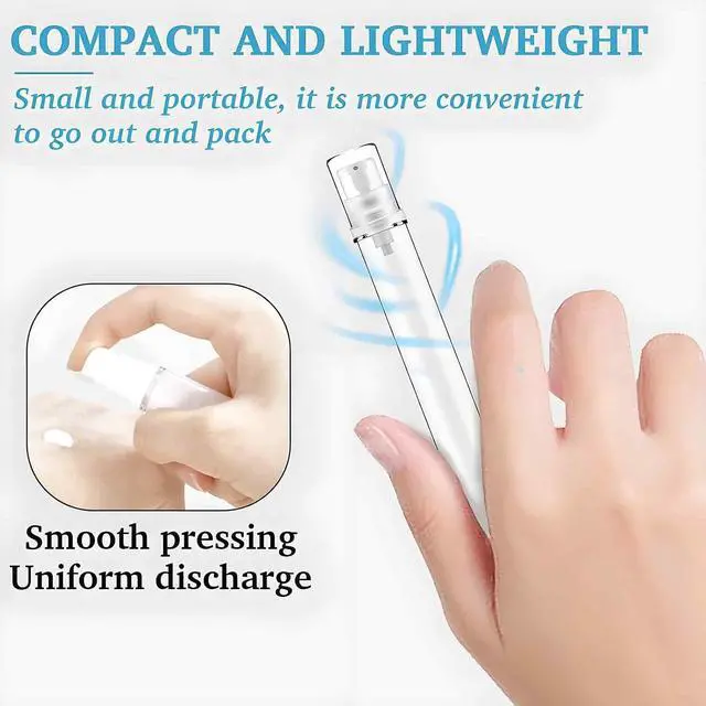 Alt view image 6 of 7 - 12PCS Airless Pump Bottles Travel Set, Mini Size Lotion Foundation Travel Container (5ml 10ml 15ml)