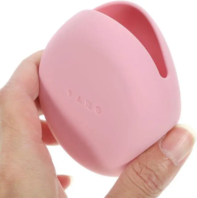 Alt view image 2 of 7 - Healeved Travel Powder Puff Case Silicone Makeup Sponge Holder Portable Makeup Puff Storage Holder Compact Powder for Travel 2.95 X 2.95 X 0.78 in
