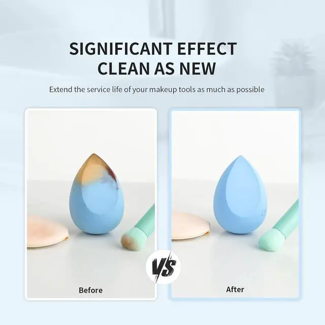 Alt view image 7 of 7 - docolor Silicone Makeup Brush Cleaner Mat, Large Shell Shape Cleaning Pad | Quickly Remove Residue from Makeup Brushes, Portable Soft Washing Tool, Fast Drying