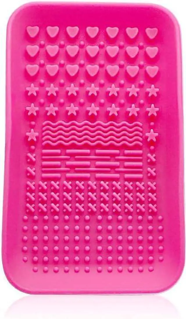 Main image of KINGZHUO Makeup Brush Cleaner Pad Cosmetic Brush Cleaning Mat Portable Washing Tool Scrubber Brush Cleansing Pad Makeup Cleaning Mat