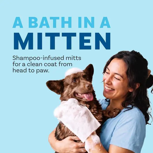 Alt view image 2 of 7 - ScrubbyPet No Rinse Pet Wipes- Use Pet Bathing, Pet Grooming Pet Washing, Simple to Use,Just Lather, Wipe, Dry. Excellent Sensitive Skin. The Ideal Pet Wipes Bathing Your Pet Dog Cat.