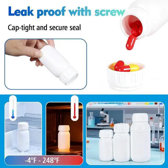 Alt view image 4 of 7 - 2Pack 16.8oz (500ml) Food-Grade Plastic Travel Bottles - Stackable Empty Small Containers with Lids & Caps, EVOH High Barrier Leak Proof Storage for Toiletries & Homemade Sauces