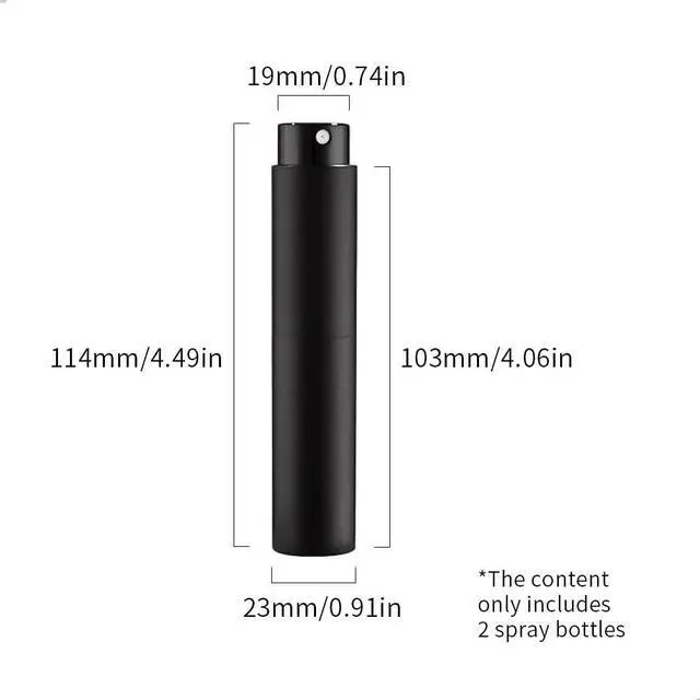Alt view image 2 of 7 - 2Pcs/10ml Coffee Bean Spray Bottle, Black | Fine Mist Sprayer for Reducing Static,Portable Refillable Sprayer for Coffee,Barista Tool for Coffee Grinding & Espresso Prep
