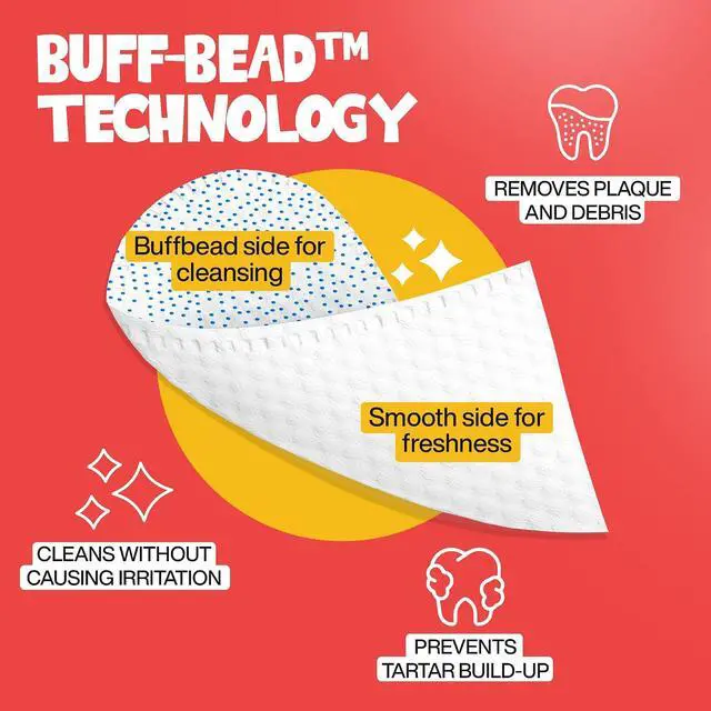 Alt view image 3 of 7 - Dog Teeth Cleaning Wipes 60 Packs - Fragrance-Free Dental Finger Wipes | Fragrance-Free Flavor - Reduces Plaque & Tartar - Fresh Breath - Easy Finger Toothbrush Wipes - For Dogs & Cats - 60 Count