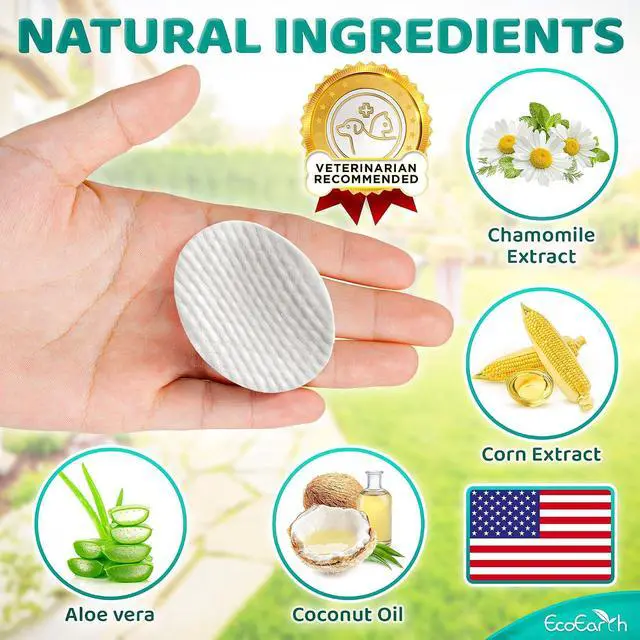 Alt view image 3 of 7 - Premium Eye Wipes for Dogs & Cats - 100 Pcs - Pet Eyes Cleaning Pads to Remove Tear Stains, Crust & Discharge - Perfect for Pets Daily Care - Helps w/ Itching & Dryness - Pre-Soaked & Disposable