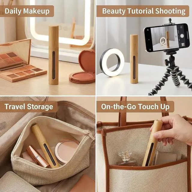 Alt view image 6 of 7 - 2Pcs 6ml Bamboo Mascara Tube Bottles Refillable Empty Eyelash Container Vials with Eyelash Wand and Plug for Eyelash Growth Oil DIY Mascara Travel Bottles Makeup Beauty Tools