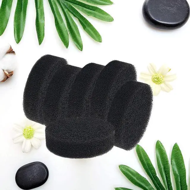 Alt view image 5 of 6 - Nydotd 8pcs Makeup Brush Cleaner set - 2 Pack Makeup Brush Cleaner with 6pcs Replacement Sponge, Dry Makeup Brushes Cleaner Sponge Eye Shadow or Blush Color Removal Quickly Switch to Next Color