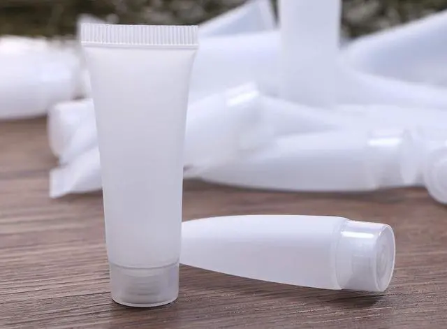 Alt view image 5 of 6 - Shapenty 10ml Clear Plastic Empty Tubes Refillable Facial Cleanser Hand Cream Cosmetic Lotion Containers Soft Makeup Sample Holder Bottle Vial Jar Pot Case with Flip Lid for Travel DIY Project, 30PCS