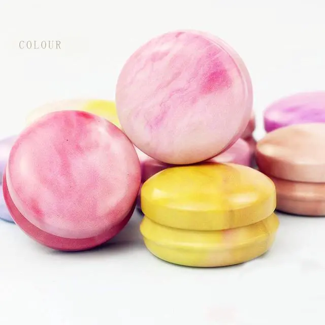 Alt view image 4 of 6 - Rarapop 12 Pack Reusable Mini Round Tinplate Candle Tin Jars with Lids, 20ml Small Marble Travel Tin Cans Refillable Empty Container Bottle for Lip Balm, Salve, Eye Shadow, Powder