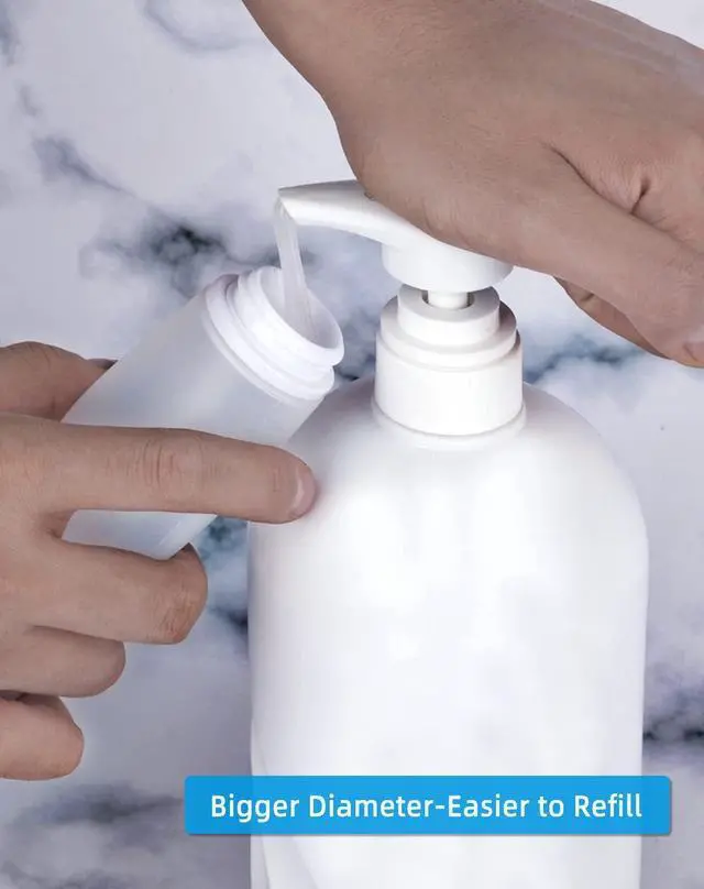 Alt view image 4 of 7 - Silicone Travel Bottles for Toiletries TSA Approved Travel Size Containers Set 4 Pack Portable Leak Proof Refillable Cosmetic Squeeze Bottles Shampoo Hair Conditioner Body Lotion Bath Shower Gel