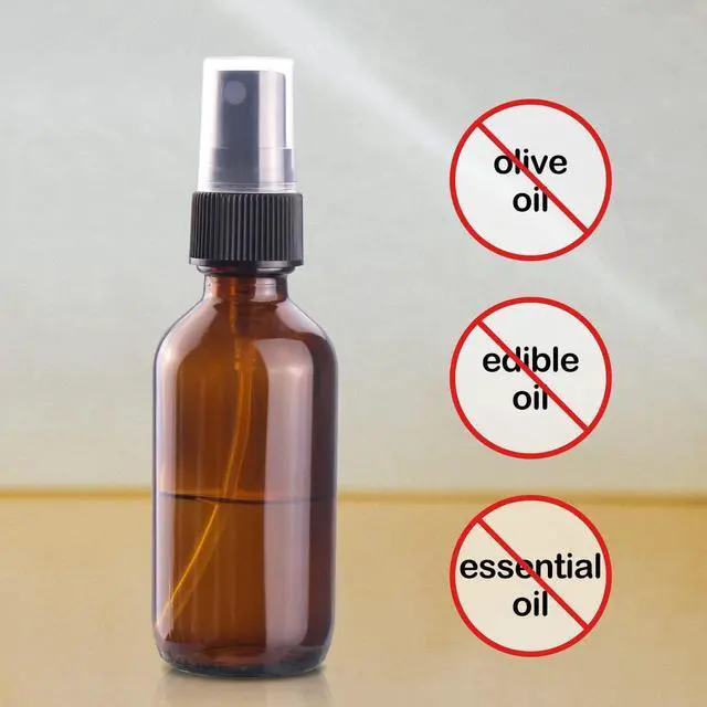 Alt view image 2 of 7 - Wedama 2 oz Mini Glass Spray Bottles, Empty Small Spray Bottles with Funnel Dropper, Fine Mist for Hair, Travel, Plants, Cleaning Solutions and Skin Care (4 Pack Amber)