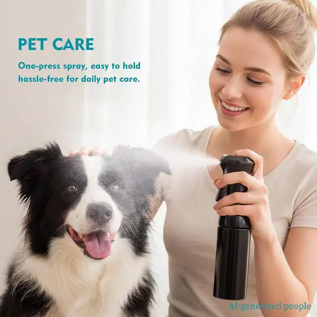 Alt view image 6 of 7 - Continuous Spray Bottle for Hair, 6.8OZ 2Pack Ultra Fine Mist Spray Bottle | Leak Proof, Pre-Compression Technology, 360° Mist Sprayer for Hair Styling, Cleaning, Watering and Pets