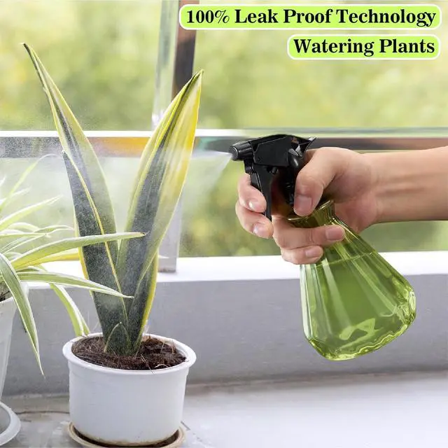 Alt view image 5 of 7 - Spray Bottles 17 oz (2 Pack) - Leak Proof, Adjustable Nozzle, Empty Spray Bottles For Cleaning Solutions, Plants, Hair Misting, Pet, Or Diy Spray Bottle