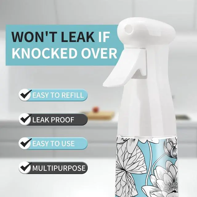 Alt view image 3 of 6 - Hair Spray Bottle,Continuous Water Mister Empty Spray for Hairstyling, Cleaning, Plants, Misting and Skin Care