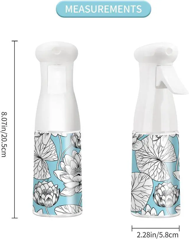 Alt view image 5 of 6 - Hair Spray Bottle,Continuous Water Mister Empty Spray for Hairstyling, Cleaning, Plants, Misting and Skin Care