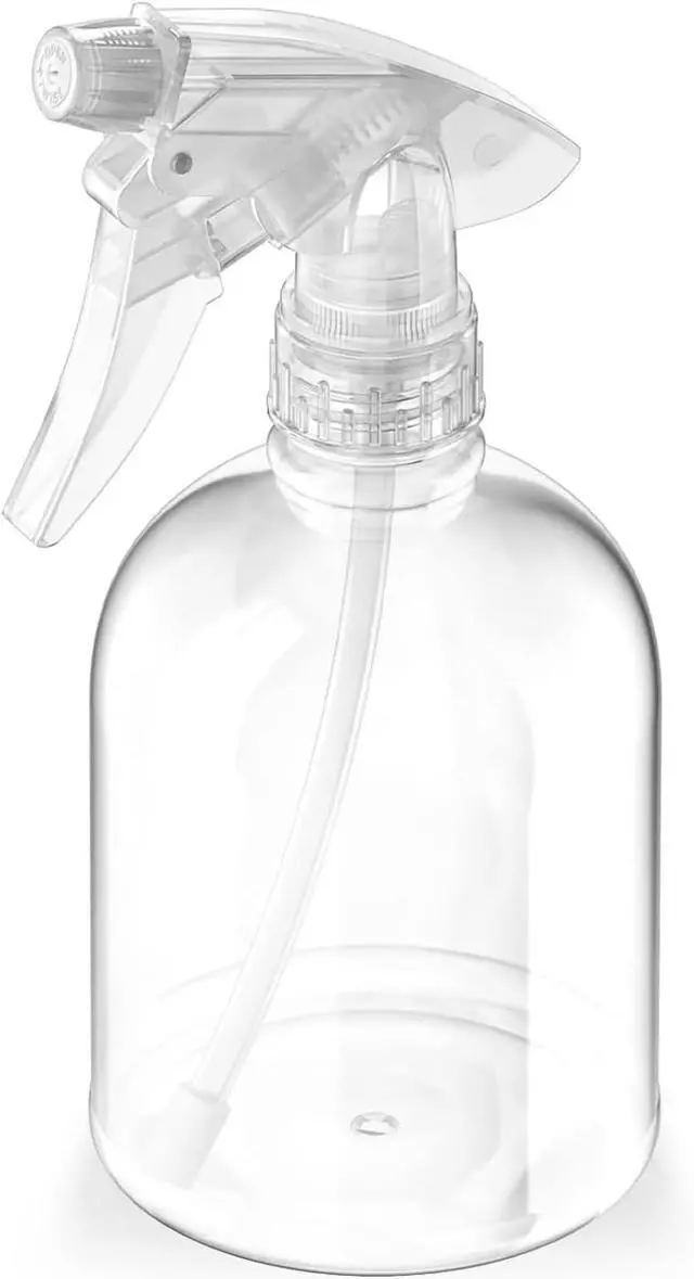 Main image of Bar5F Plastic Spray Bottle, 16 oz | Leak Proof, Empty, Clear, Trigger Handle, Adjustable Fine to Stream Output, Refillable