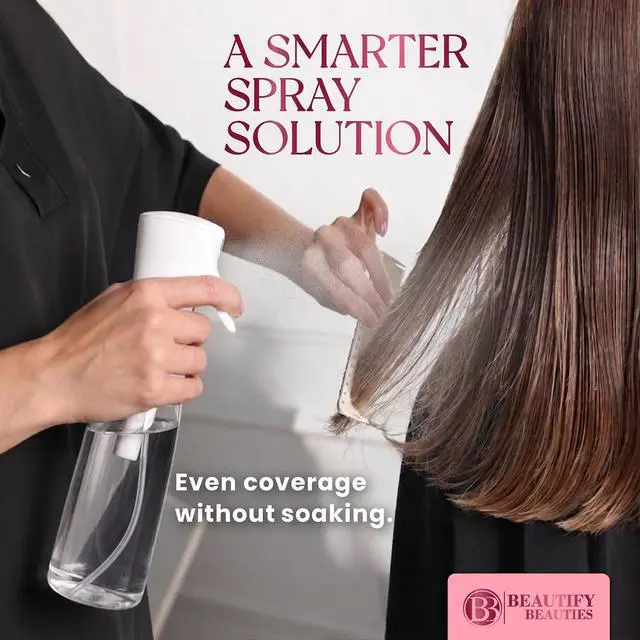 Alt view image 3 of 7 - BeautifyBeauties Continuous Spray Bottle for Hair, 16.9 oz Mister Spray | Perfect for barbers, salons, household cleaning, watering plants, pet care, ironing & essential oil scents