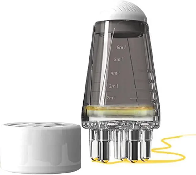 Main image of SYCOOVEN Scalp Applicator Comb for Hair Growth, Hair Oil Applicator Scalp Massager Hair Root Comb Applicator Bottle for Essential Oil Hair Treatment(Grey)