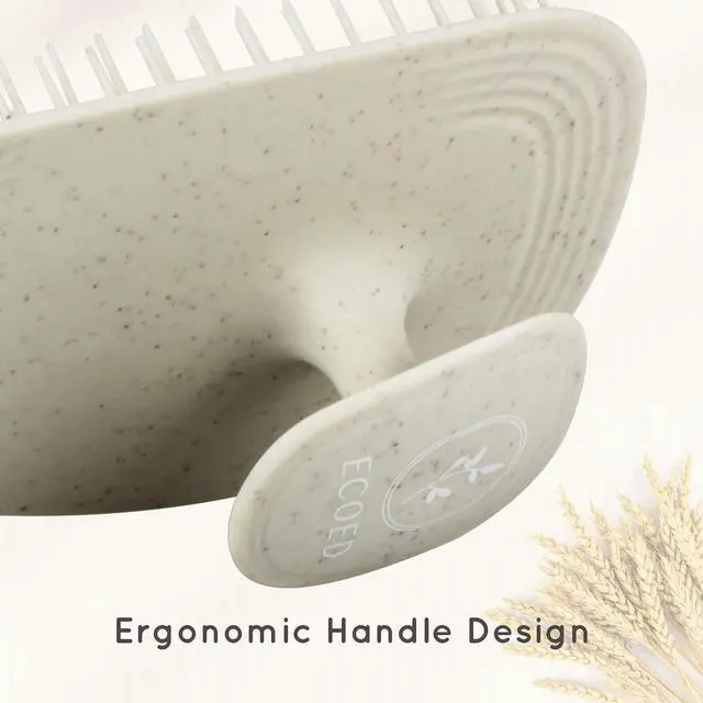 Alt view image 4 of 7 - Scalp Massager Shampoo Brush, Scalp Scrubber for Short, Medium Hair,Natural | for Fine, Short Hair, for Dandruff Removal, Wet & Dry Use, for Men and Women