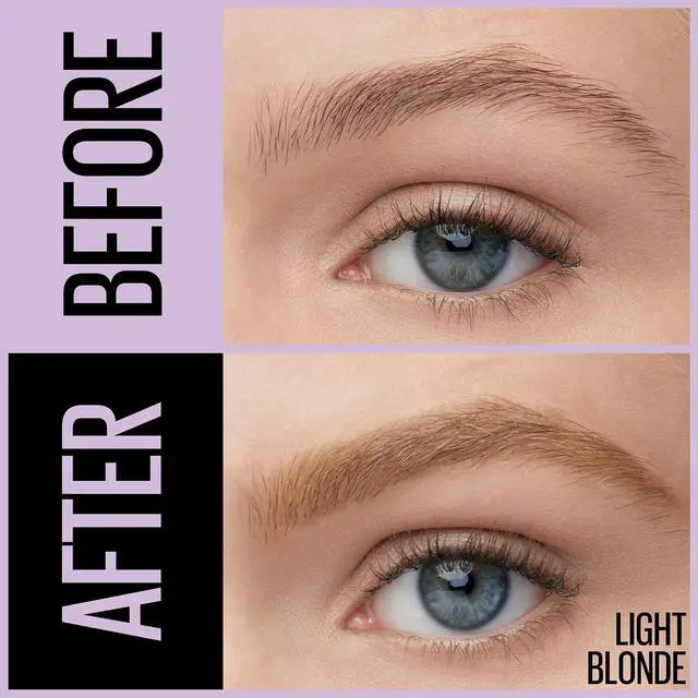 Alt view image 4 of 6 - Maybelline Express Brow 2-In-1 Pencil and Powder Eyebrow Makeup, Light Blonde, 1 Count