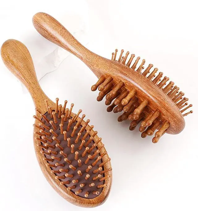 Alt view image 4 of 6 - Loc brush, air cushion massage comb, round comb teeth stimulate blood circulation, help hair growth. The ideal gift for all hair. Hairbrush. Scalp massage comb,loc brush for sisterlocks