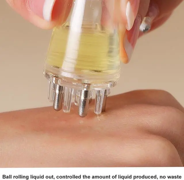 Alt view image 6 of 7 - Hair Applicator Bottle with Ball Root Comb & Scale, 6ml Scalp Massager for Oils & Serums, Travel-Friendly Precision Tool for Hair Growth and Even Distribution