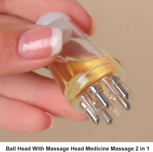Alt view image 7 of 7 - Hair Applicator Bottle with Ball Root Comb & Scale, 6ml Scalp Massager for Oils & Serums, Travel-Friendly Precision Tool for Hair Growth and Even Distribution