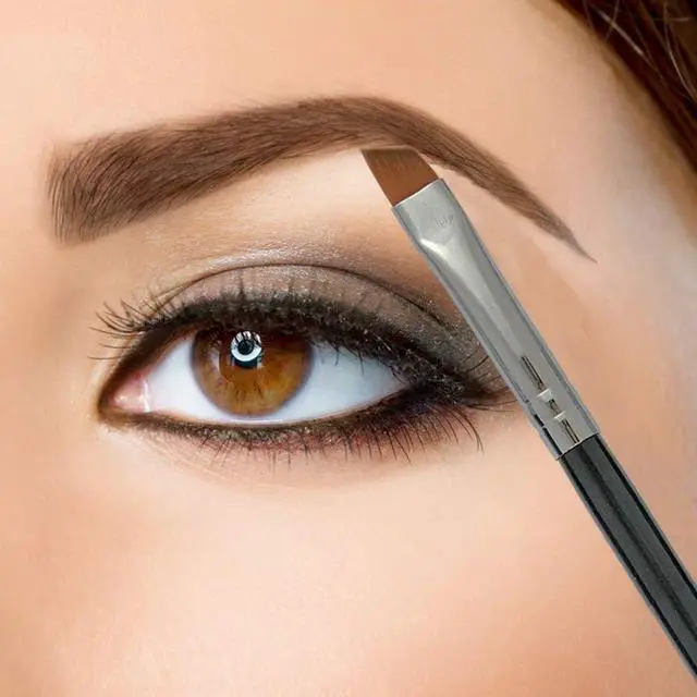 Alt view image 4 of 4 - 4pcs Eyebrow Brushes Set Eyeliner Groom Kit - Angled, Flat, Shader, and Spoolie Brush