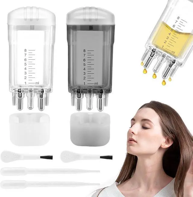 Main image of 2 PCS Scalp Applicator Comb for Hair Growth, Hair Oil Applicator Scalp Massager Ball Root Comb Applicator Bottle Brush Tool, Easy-to-Use Hair Oil Dispenser for Hair Care Oils Nutrients