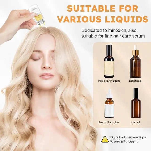 Alt view image 4 of 7 - 2 PCS Scalp Applicator Comb for Hair Growth, Hair Oil Applicator Scalp Massager Ball Root Comb Applicator Bottle Brush Tool, Easy-to-Use Hair Oil Dispenser for Hair Care Oils Nutrients