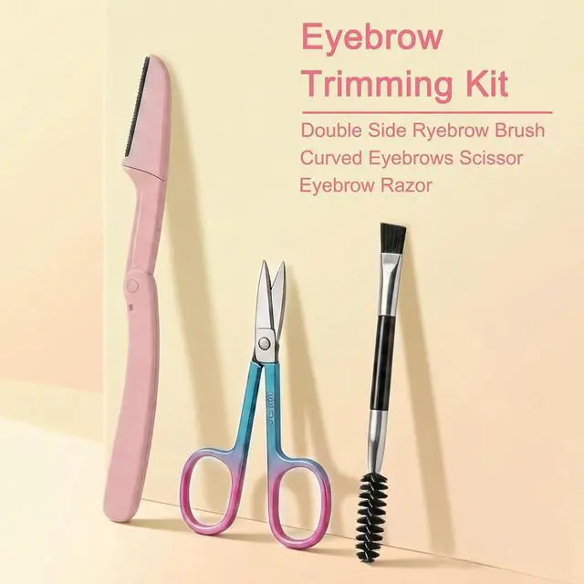 Alt view image 4 of 7 - Eyebrow Tweezers Set with Travel Case - 7 Pcs Professional Eyebrow Grooming Kit Stainless Steel Slant and Pointed Tweezer Kit for Women Facial Hair, Ingrown Hair and Daily Grooming