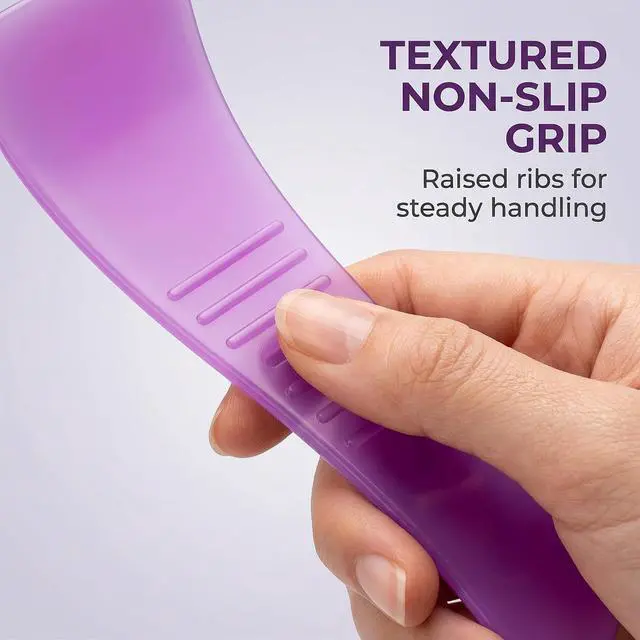 Alt view image 5 of 7 - Portable Hair Wax Removal Spatulas, 3 Pcs Random Colors, Non-Stick Wax Applicator, Reusable Scraper, Hard Wax Sticks