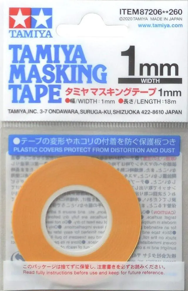 Main image of Tamiya TAM87206 87206 Masking Tape 1 mm/18 m, Model Making, Accessories