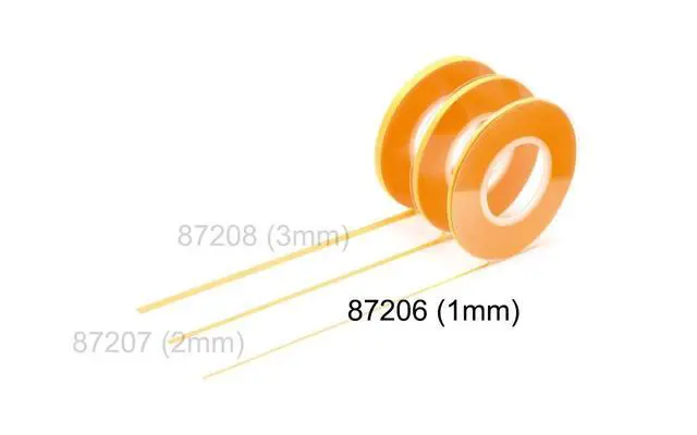 Alt view image 2 of 4 - Tamiya TAM87206 87206 Masking Tape 1 mm/18 m, Model Making, Accessories