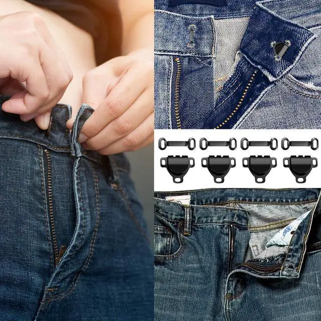 Alt view image 3 of 6 - 100Pcs Sewing Hooks and Eyes Closure Set,3 Styles Skirt Hook SewingSnapsKit
