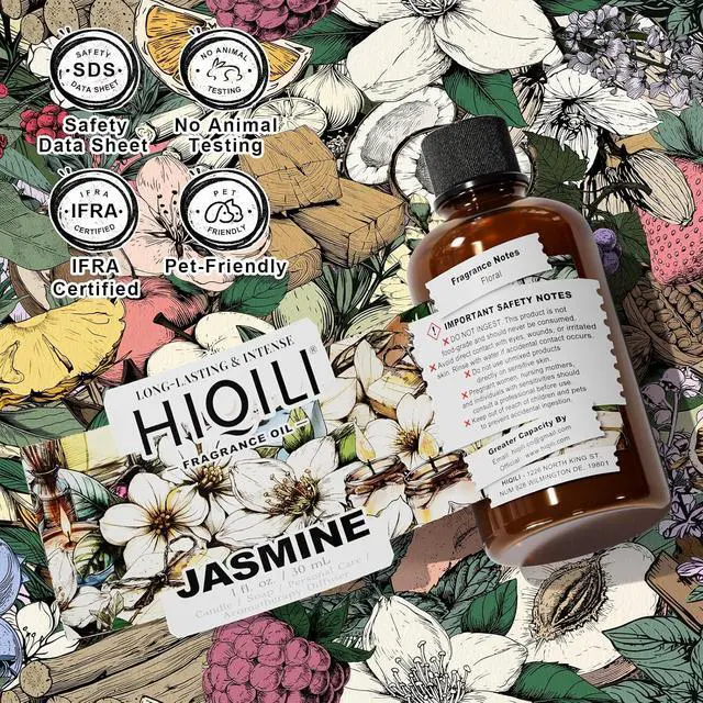 Alt view image 7 of 7 - HIQILI Jasmine Fragrance Oil for Women Perfume Making, Skin Care - 1 Fl Oz