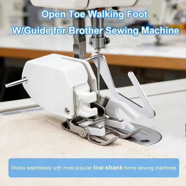 Alt view image 3 of 7 - Open Toe Walking Foot, Compatible with Brother Sewing Machine