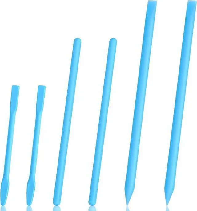 Main image of Gartful 6PCS Silicone Stir Sticks, Reusable Mixing Sticks for Epoxy Resin, Paint, Making Glitter Tumblers Cups, Arts, Crafts, Facial Mask Stirring Rods, Blue