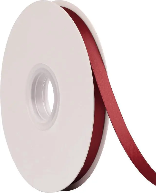 Alt view image 4 of 7 - 3/8 Inch Wide Double Face Satin Ribbon - 50 Yards (780-Cinnamon Stick)