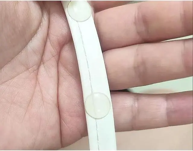 Alt view image 6 of 7 - 200 Pack Purse Strap Grip Dots Non-Slip Rubber Handbag Shoulder Straps Grippy Bumper Pads Invisible Adhesive Grippers for Tote Bag Straps Laptop Case Preventing from Slipping Off Shoulder