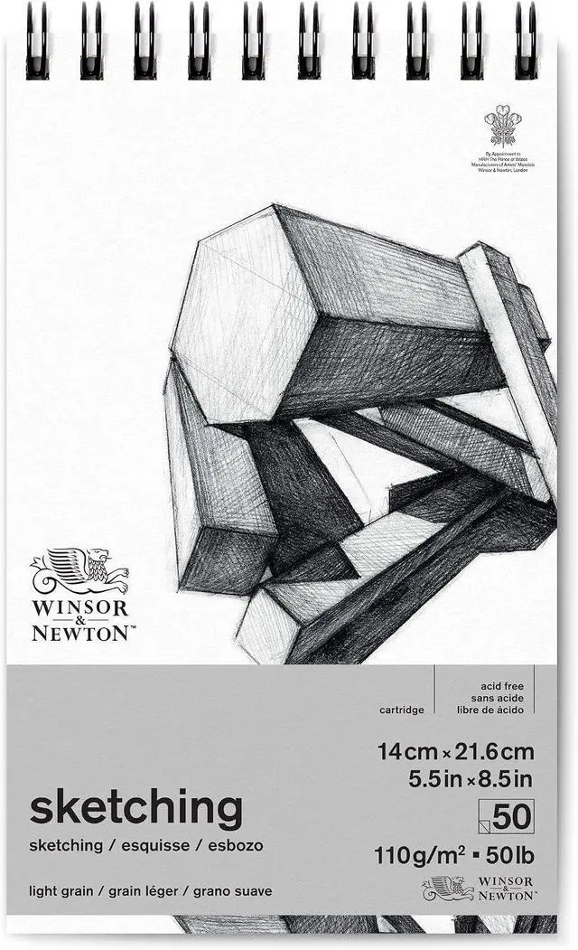 Main image of Winsor & Newton Classic Sketching Paper Pad, 5.5" x 8.5", 50 Sheets, 110gsm