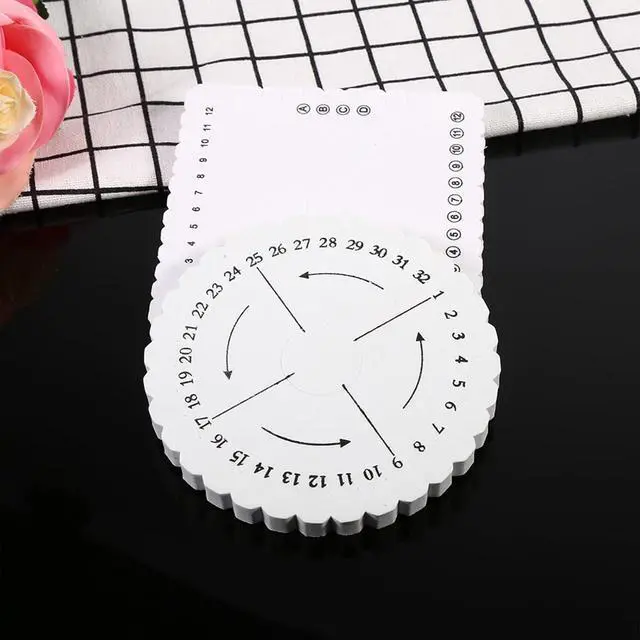 Alt view image 7 of 7 - Braiding Disks,2Pcs Round Kumihimo Disc Hand Rope Weaving Device Macrame Braiding Cord String Bracelet Jade Line Bracelet DIY Jewelry Accessories(One for Each Round and)