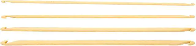 Alt view image 7 of 7 - Tunisian Crochet Hooks, Double Ended Long Hooks for Knitting, 9.4 Inch Length, 4-Piece Set with 3mm, 4mm, 5mm, 6mm Sizes