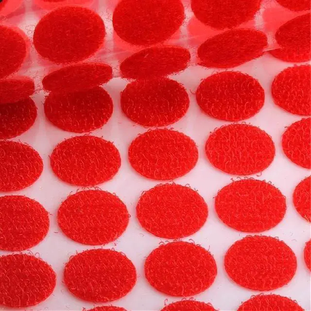 Alt view image 4 of 6 - Colorful Self Adhesive Dots 600 pcs (300 Pairs) Strong Adhesive 3/4 inch Diameter Hook and Loop Sticky Back Coins Nylon Coins Hook and Loop Dots with Waterproof Sticky Glue for Classroom Office Home