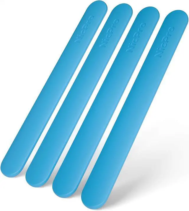 Main image of Nicpro 4PCS Silicone Stir Sticks, Reusable Silicone Popsicle Sticks Tools for Mixing Resin, Epoxy, Liquid, Paint, Making Glitter Tumblers
