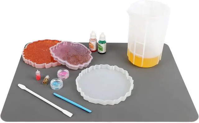 Alt view image 6 of 7 - Gartful 700ml Extra Large Silicone Mixing Cups for Epoxy Resin, 23 oz Measuring Cups, Casting Making Crafts, Acrylic Paint Pouring, Butter,Chocolate, Microwavable, Flexible Reusable Tool