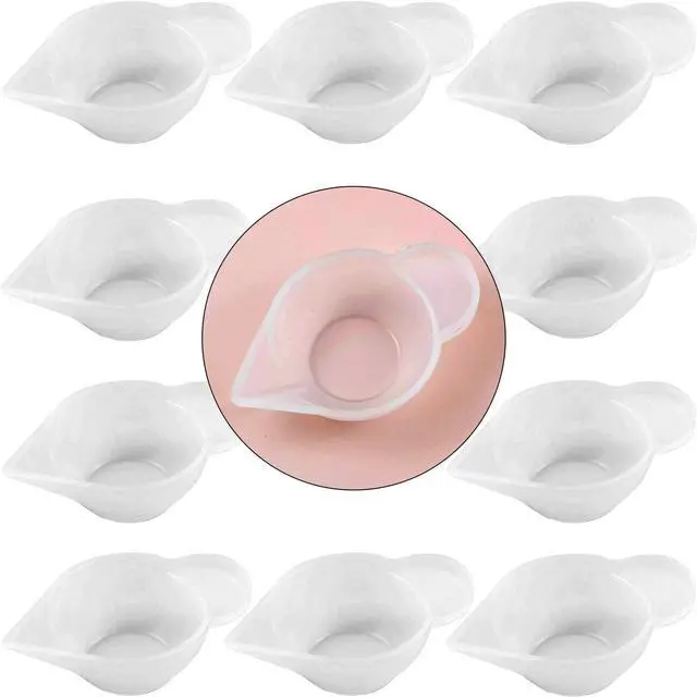 Main image of AUEAR, 10 Pack Silicone Mold Cup Dispenser Mini Measuring Mixing for DIY Jewelry Making Epoxy Resin Craft