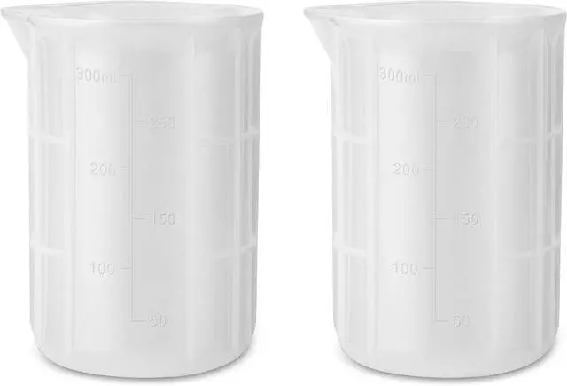 Main image of Gartful 300ml Large Silicone Measuring Cups, 10 oz Epoxy Resin Mixing Cups, Jewelry Casting Molds, Acrylic Paint Pouring, Cup Making, Nonstick Reusable, Set of 2