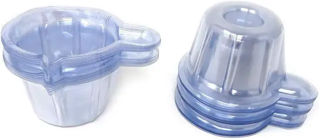Alt view image 4 of 7 - Honbay 100PCS Plastic Disposable Dispensing Cup for Jewelry Casting Molds, Resin Jewelry, Soap Candle DIY (40 ml)
